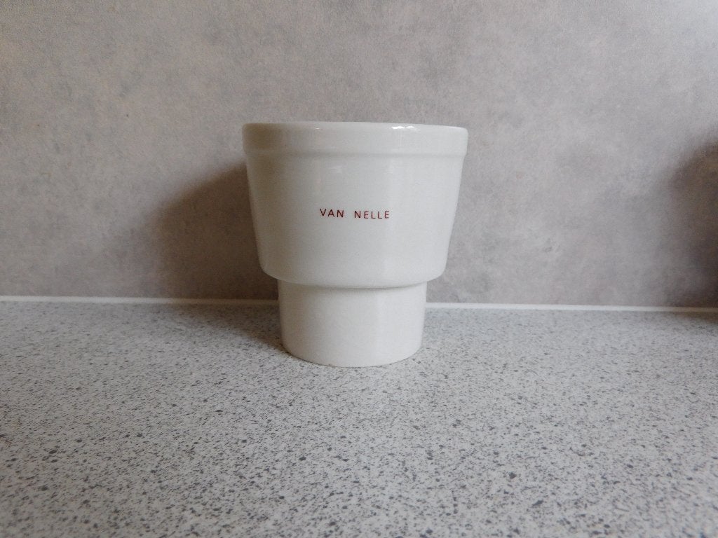 Theefilter 7x7 cm. Wit Van Nelle, Overige merken, Overige typen, Vintage, Ophalen of Verzenden