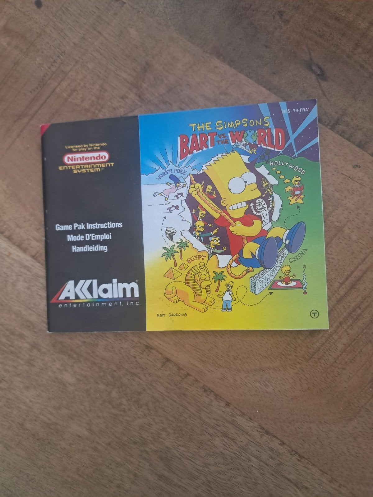 Nintendo nes bart simpson handleiding boekje, 1 speler, Ophalen of Verzenden, Gebruikt, Vanaf 3 jaar