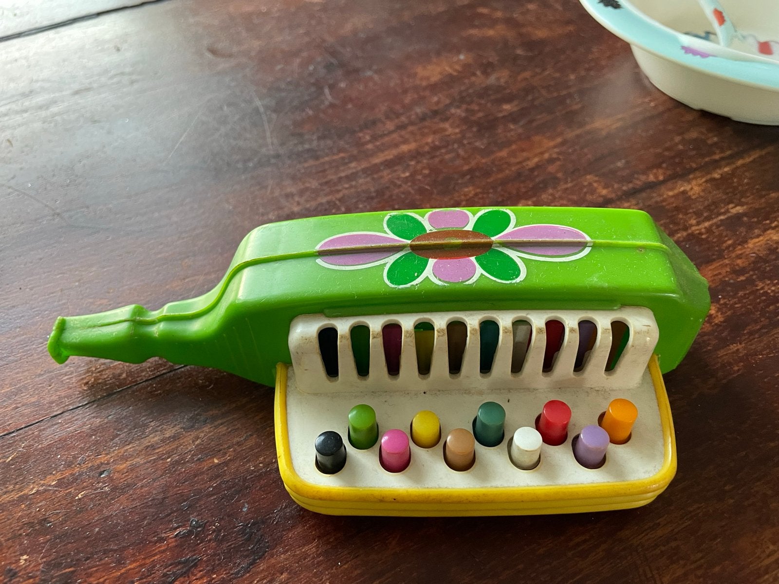 Stelco Vintage xylofoon/mondharmonica speelgoed, Ophalen of Verzenden, Gebruikt