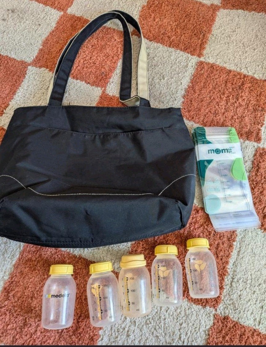 Medela kolftas, flesjes en bewaarzakjes, Kinderen en Baby's, Ophalen of Verzenden