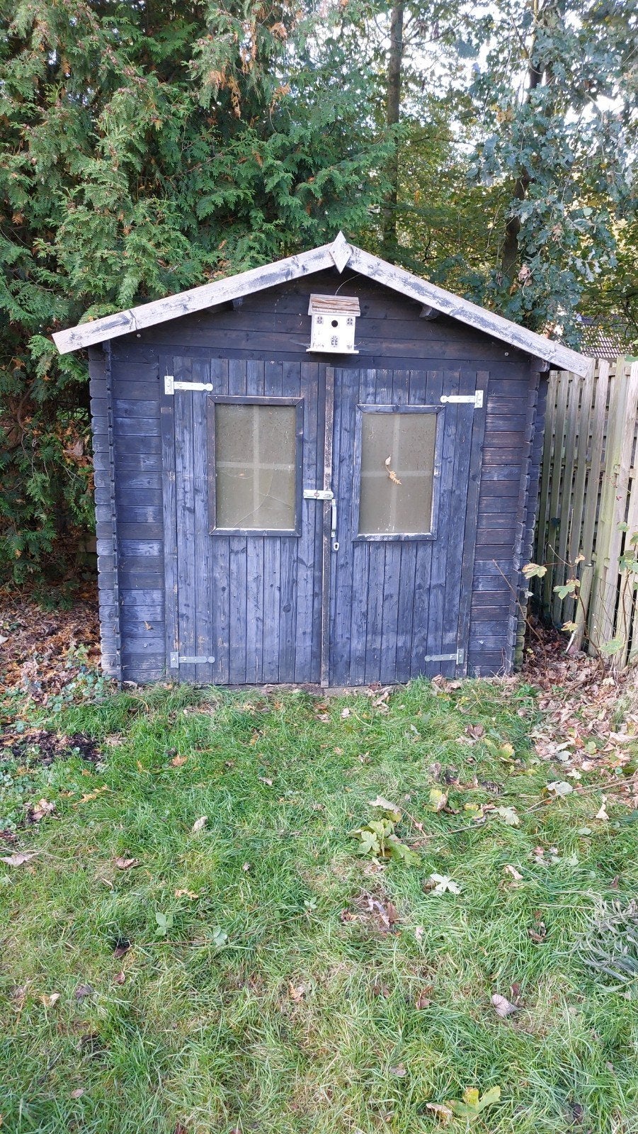 Houten tuinhuisje met ramen, Ophalen, Overige materialen, Gebruikt, Overige materialen