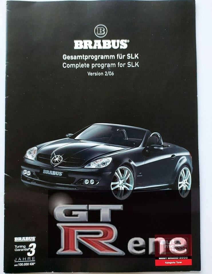 Brabus SLK R171 Brochure Folder 2006 zeldzaam, Ophalen of Verzenden, Zo goed als nieuw, Overige merken