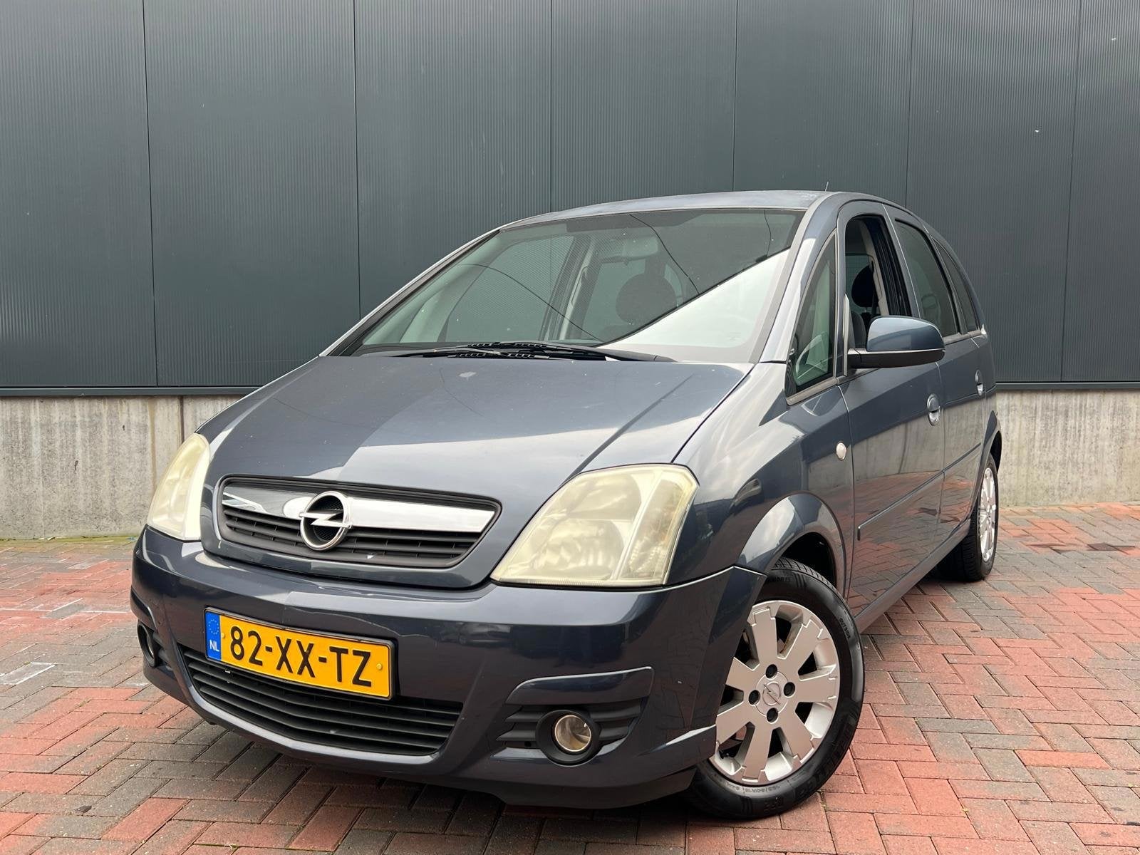Opel Meriva 1.4-16V Temptation * Cruise * Airco * Elek-ramen, Voorwielaandrijving, Stof, Gebruikt, Zwart