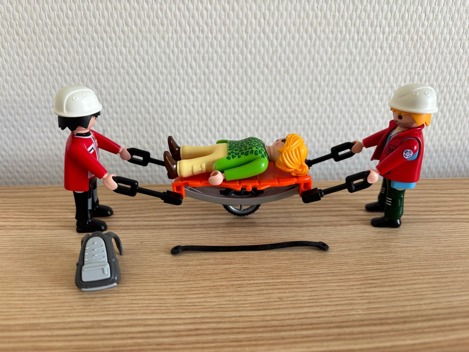 Playmobil Reddingsteam in de Bergen met Brancard, Kinderen en Baby's, Gebruikt, Complete set, Ophalen of Verzenden, Figuren