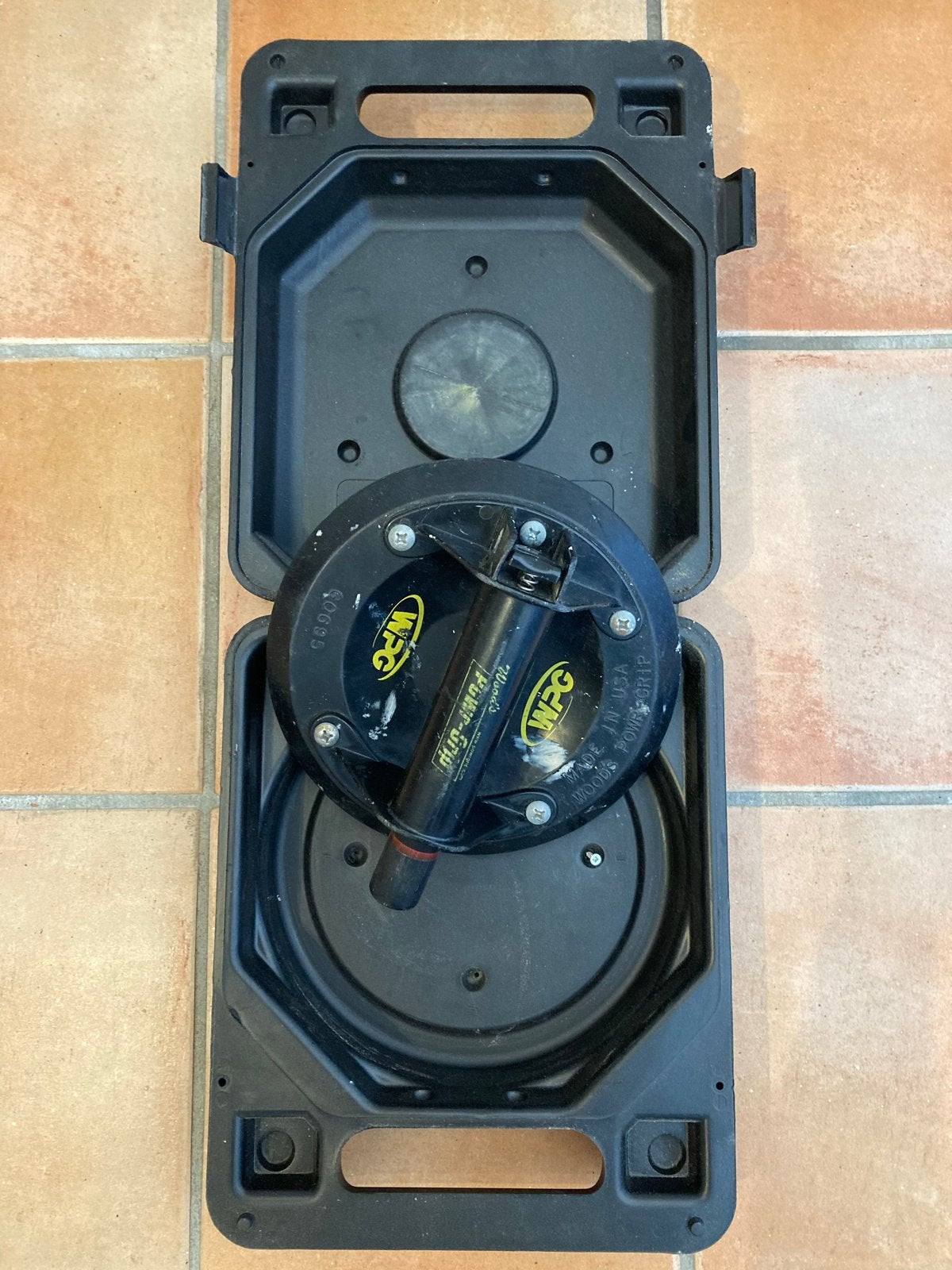 WPG Power-Grip vacuümzuignap in koffer, Ophalen of Verzenden, Gebruikt, Overige typen, Overige merken
