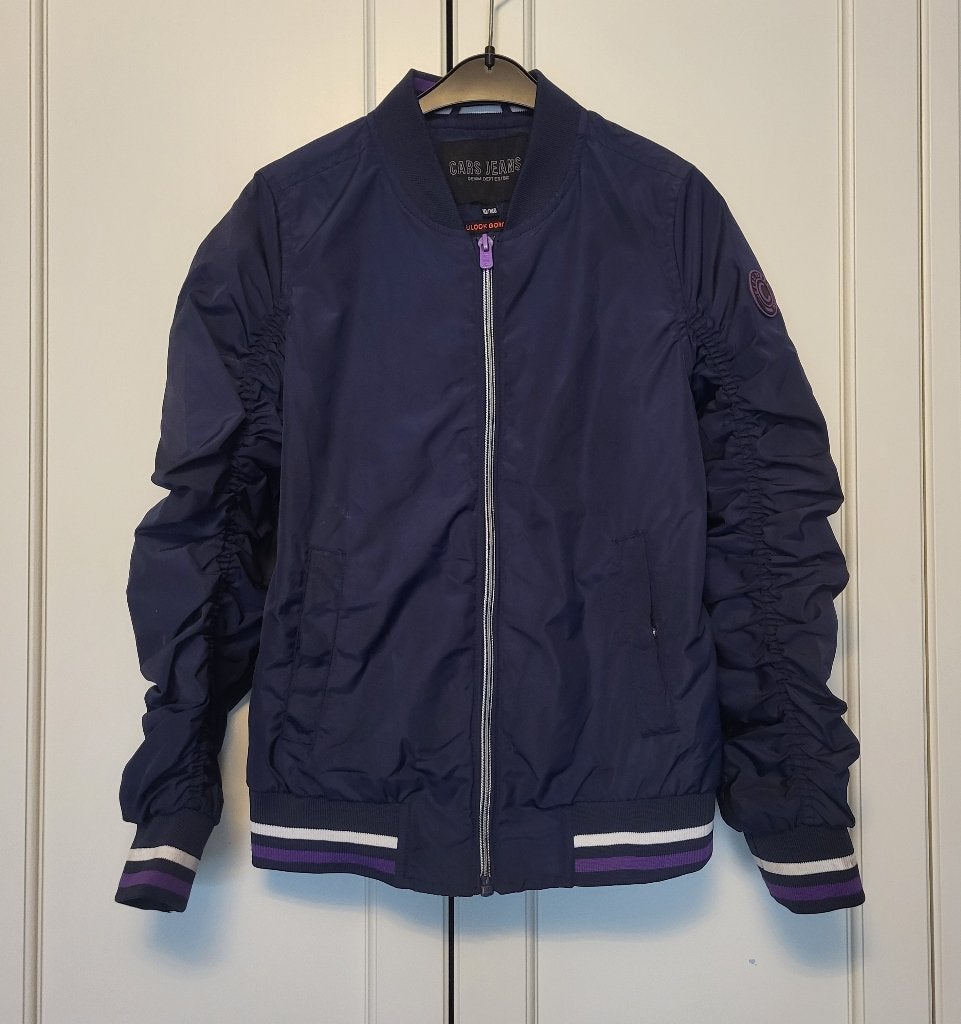 Cars zomerjas, meisje, navy, paars, maat 140, Kinderen en Baby's, Gebruikt, Meisje, Ophalen of Verzenden, Cars Jeans