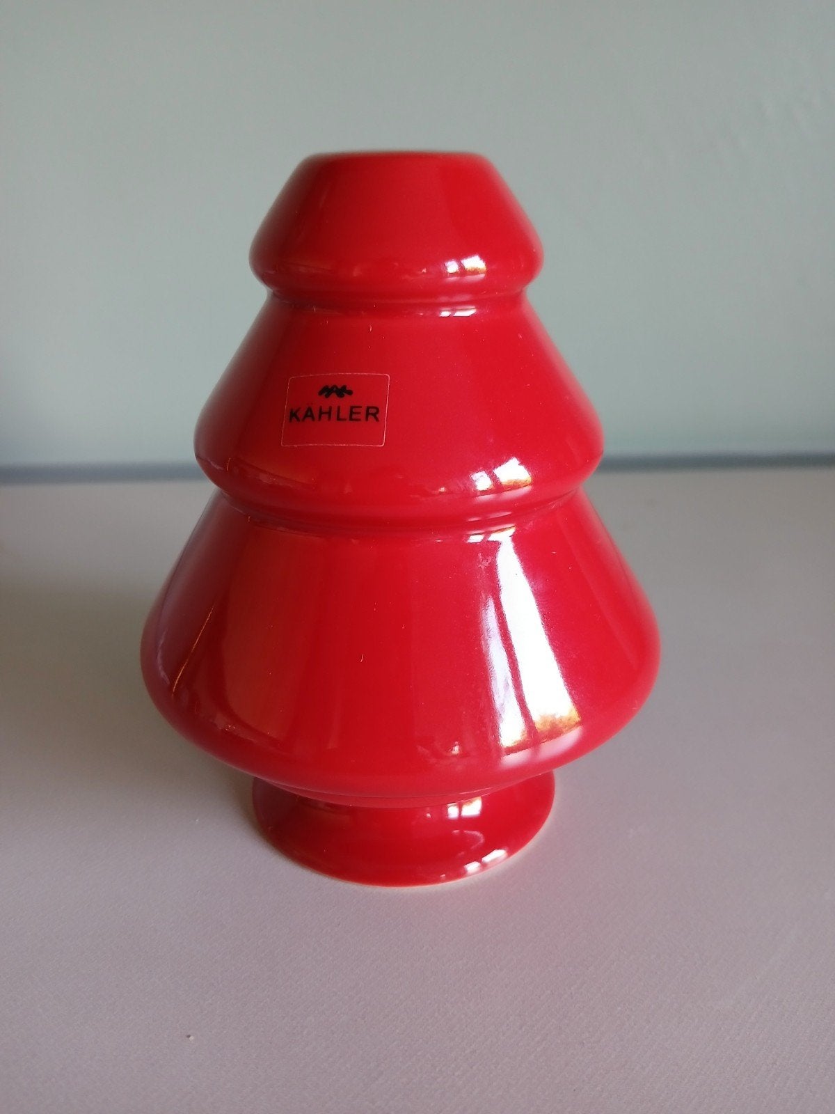 Grote Kähler Avvento kandelaar-rood, Overige merken, Ophalen of Verzenden, Rood, Steen/keramiek