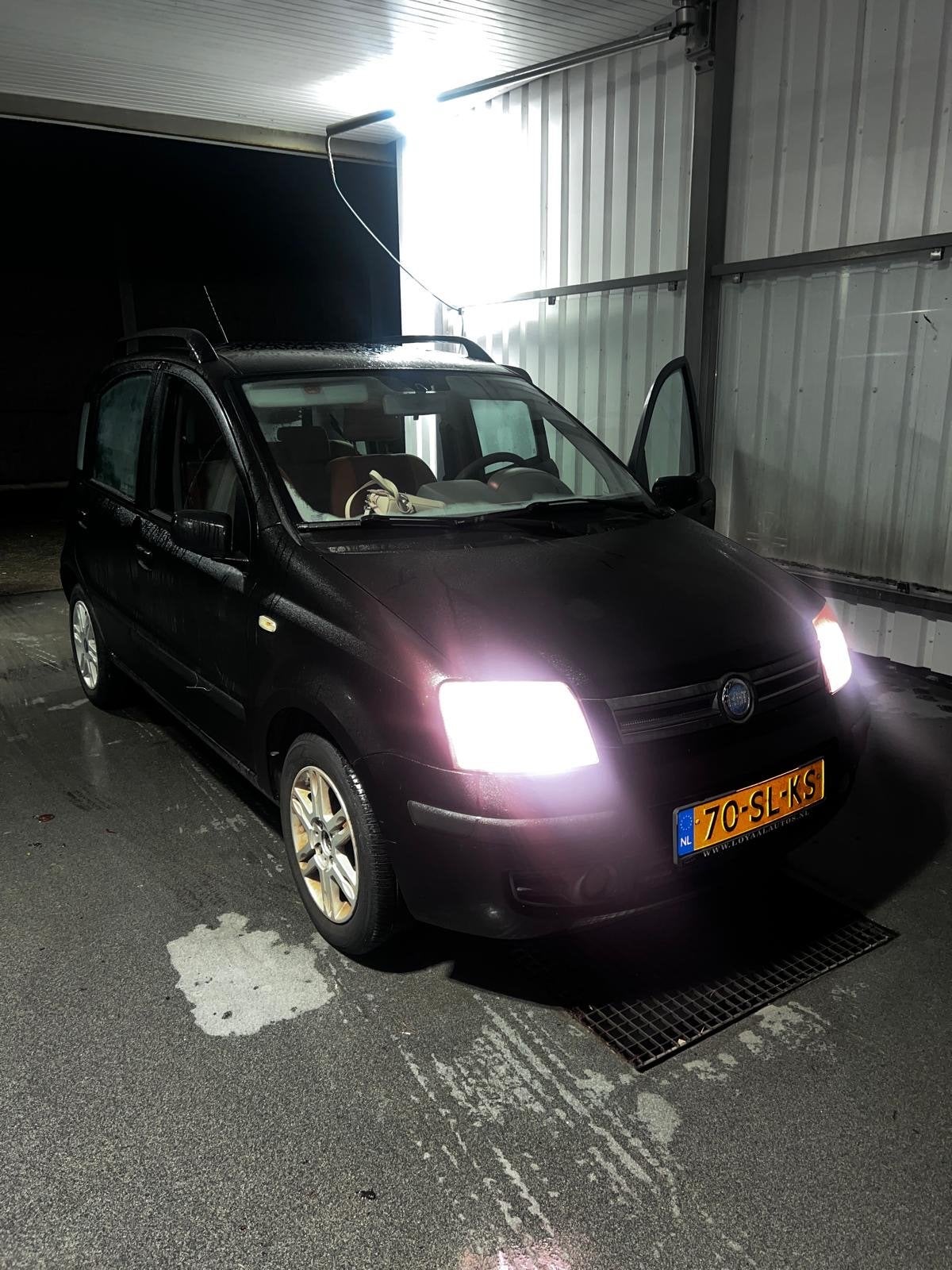 Fiat Panda 1.2 44KW 60PK 2006 Zwart, Auto's, Voorwielaandrijving, Zwart, Origineel Nederlands, Handgeschakeld