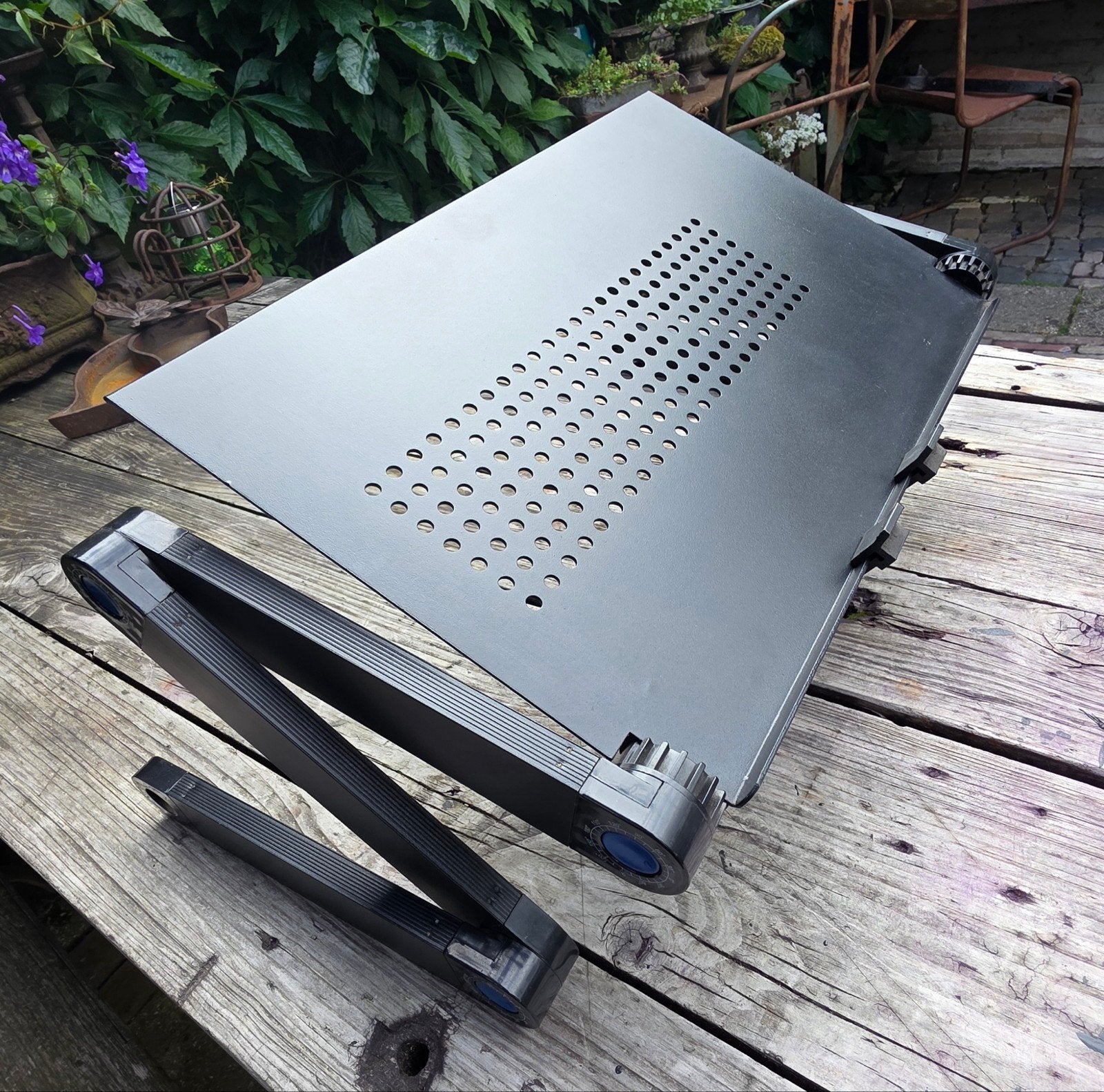 Laptopstandaard verstelbaar/ opvouwbaar, Computers en Software, Ophalen of Verzenden, Gebruikt, In hoogte verstelbaar