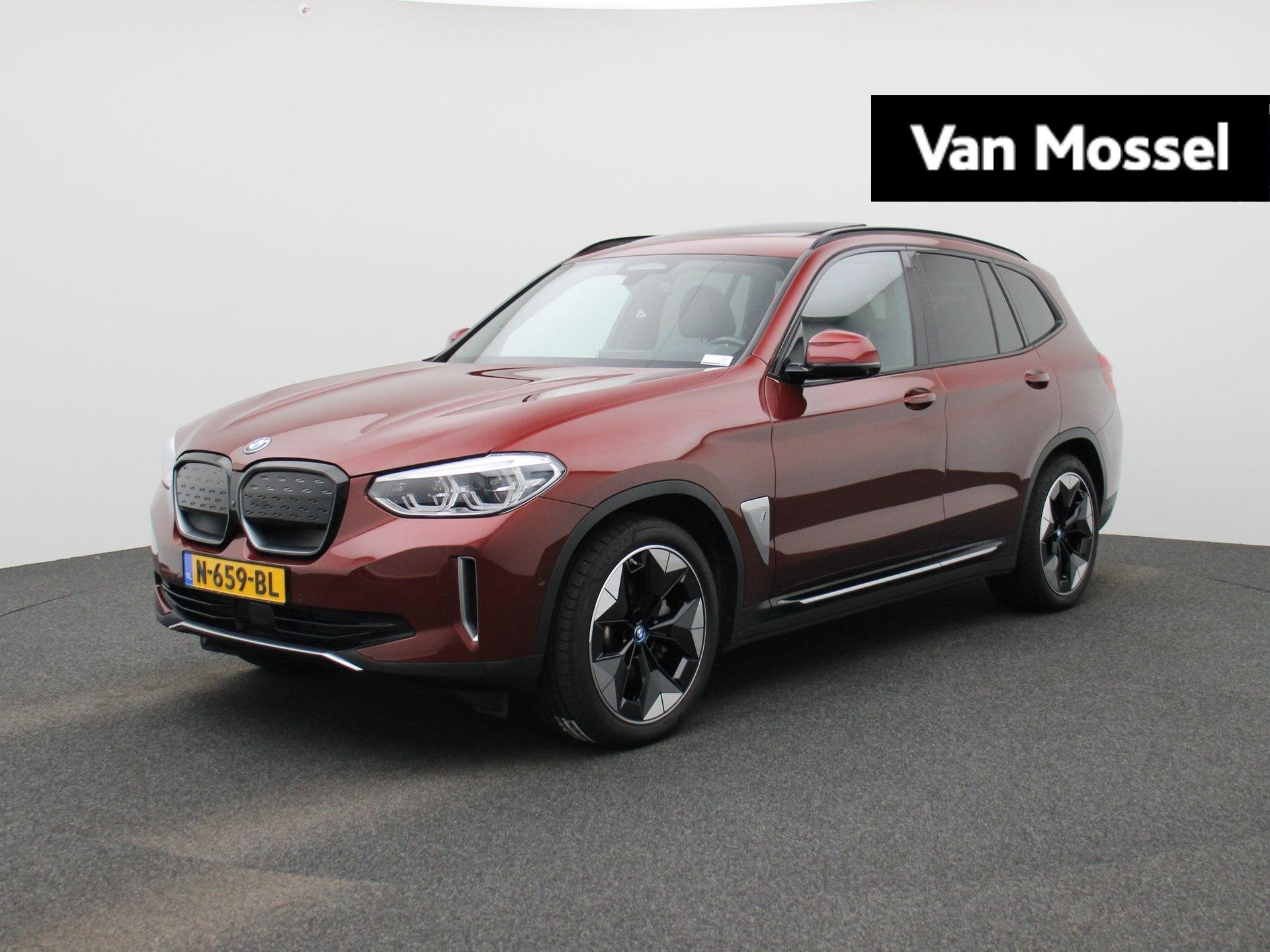 BMW iX3 High Executive 80 kWh | Elektrische stoelen + Memory, Auto's, Automaat, 12 maanden, Achterwielaandrijving, Gebruikt