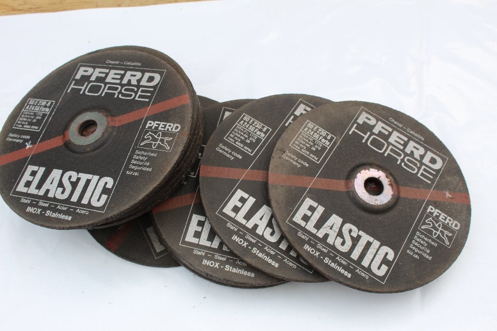 Pferd Horse Elastic doorslijpschijven 230mm - 12 stuks., Doe-het-zelf en Verbouw, Ophalen of Verzenden, Zo goed als nieuw, Minder dan 700 watt