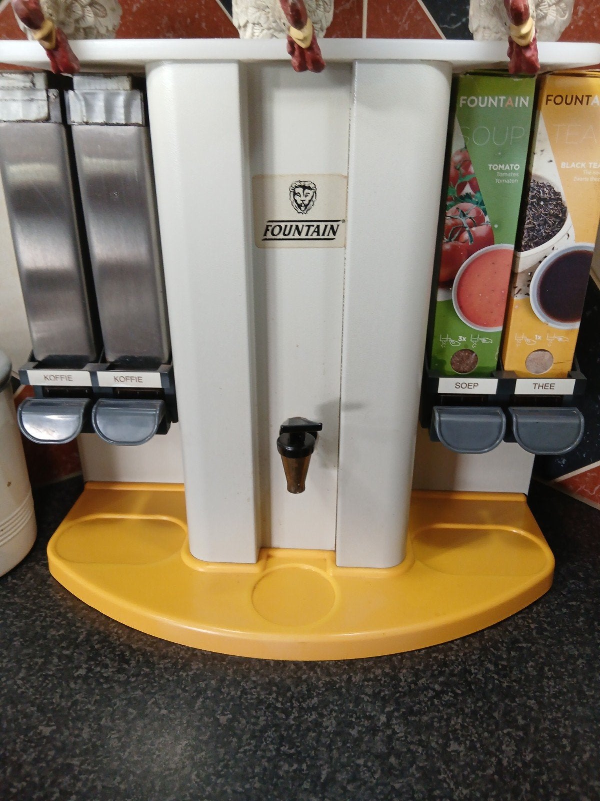 Gezocht: Fountain Tempo koffiemachine of onderdelen, Ophalen of Verzenden, Gebruikt, Koffiemachine, Gemalen koffie