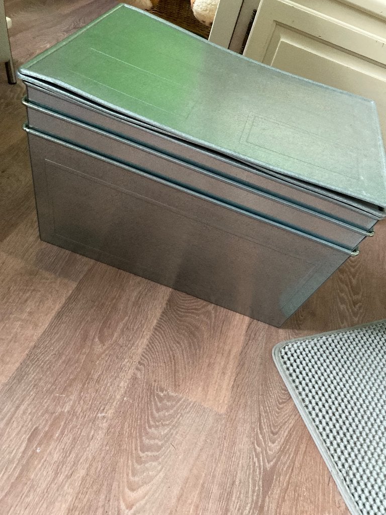 Metalen bakken, Ophalen, Gebruikt, 40 tot 60 cm, Bak of Kist