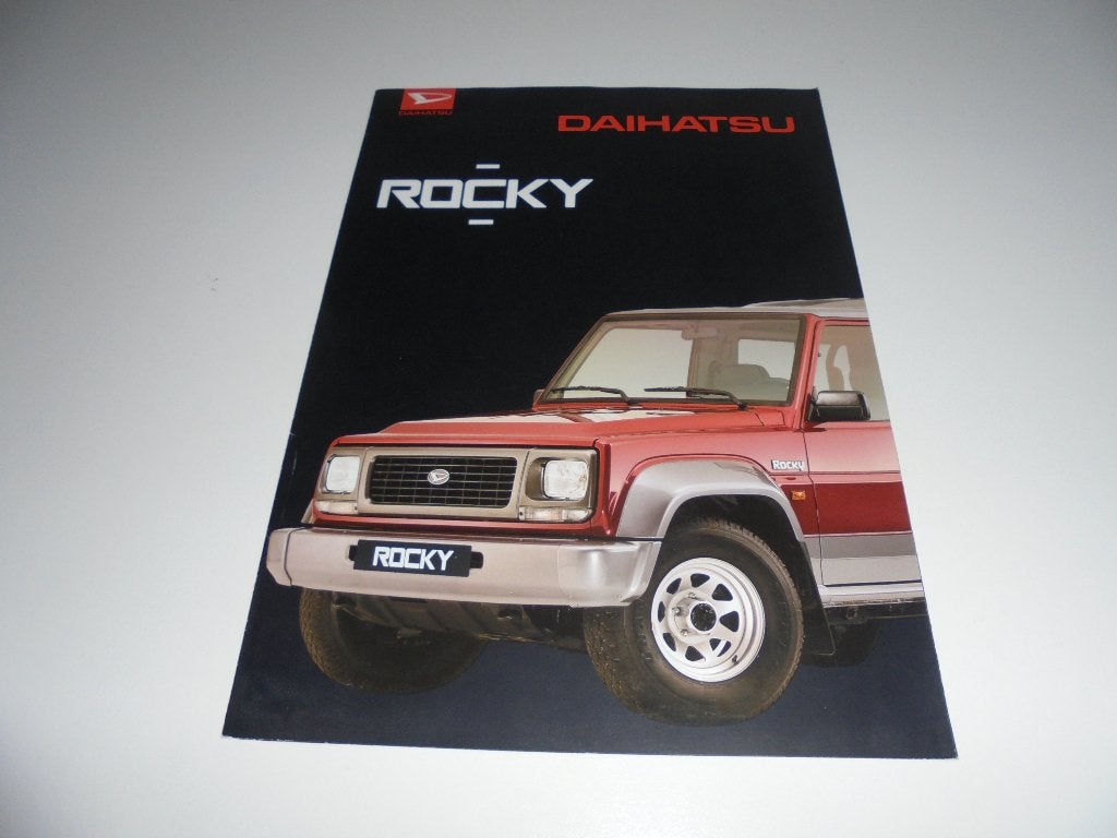 brochure Daihatsu Rocky, Ophalen of Verzenden, Zo goed als nieuw, Overige merken