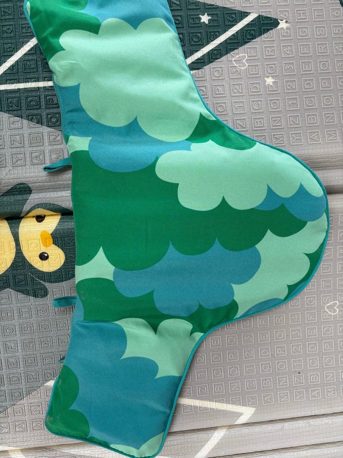 IKEA Stoelverkleiner voor kinderstoel, groen/blauw wolken, Ophalen of Verzenden, Gebruikt, Overige typen, Stoelverkleiner