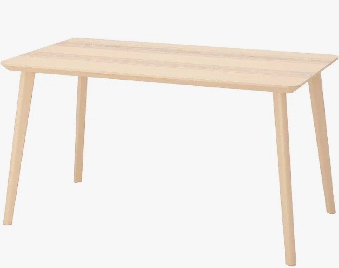 IKEA Lisabo eettafel - Scandinavisch design, Ophalen, 100 tot 150 cm, 50 tot 100 cm, Zo goed als nieuw