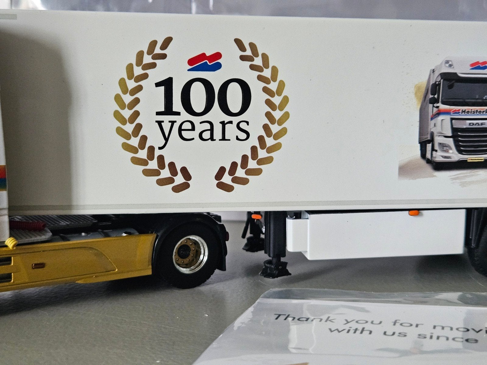 WSI Daf XF  Heisterkamp Oldenzaal 100 jaar jubileum goud, Ophalen of Verzenden, Nieuw, Bus of Vrachtwagen, Wsi