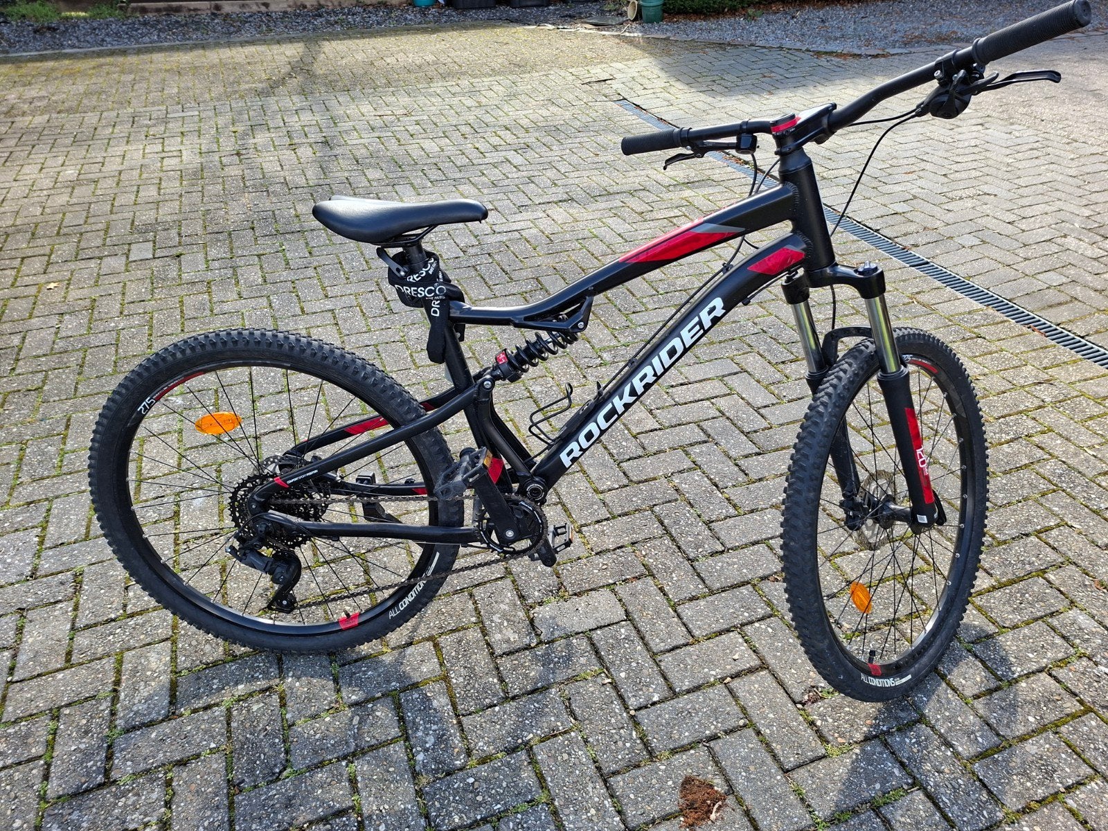 Rockrider ST 530 Sport Trail Mountainbike, Fietsen en Brommers, Gebruikt, Schijfrem, 53 tot 57 cm, Ophalen
