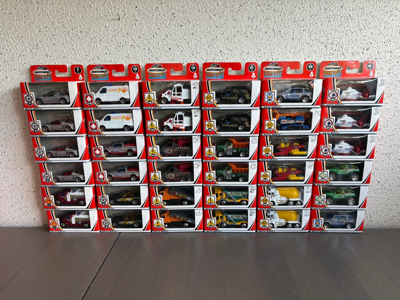 Matchbox Hero City 2003 speelgoedautootjes partij 36 stuks, Ophalen of Verzenden, Nieuw, Auto