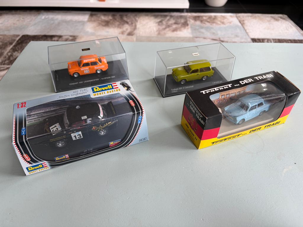 Diverse trabant modellen incl racewagen., Ophalen of Verzenden, Auto