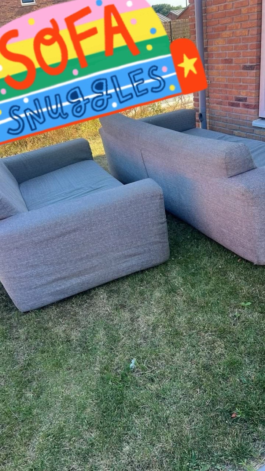 2 grijze banken gratis, Ophalen, Gebruikt, Grijs, Overige typen
