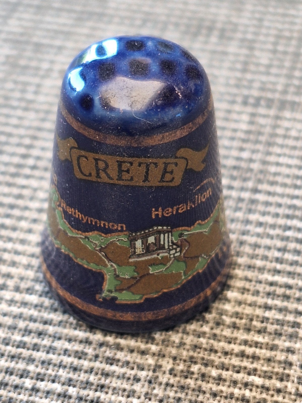 vingerhoedje Crete, Verzamelen, Vingerhoedjes, Ophalen of Verzenden