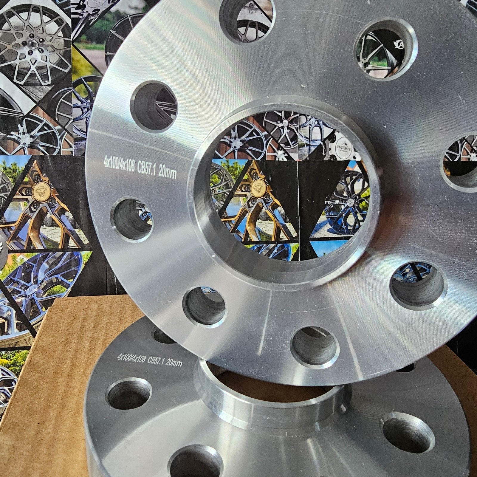 Spoorverbreders spacers vw Golf 1 4x100 57,1  20mm, Ophalen of Verzenden