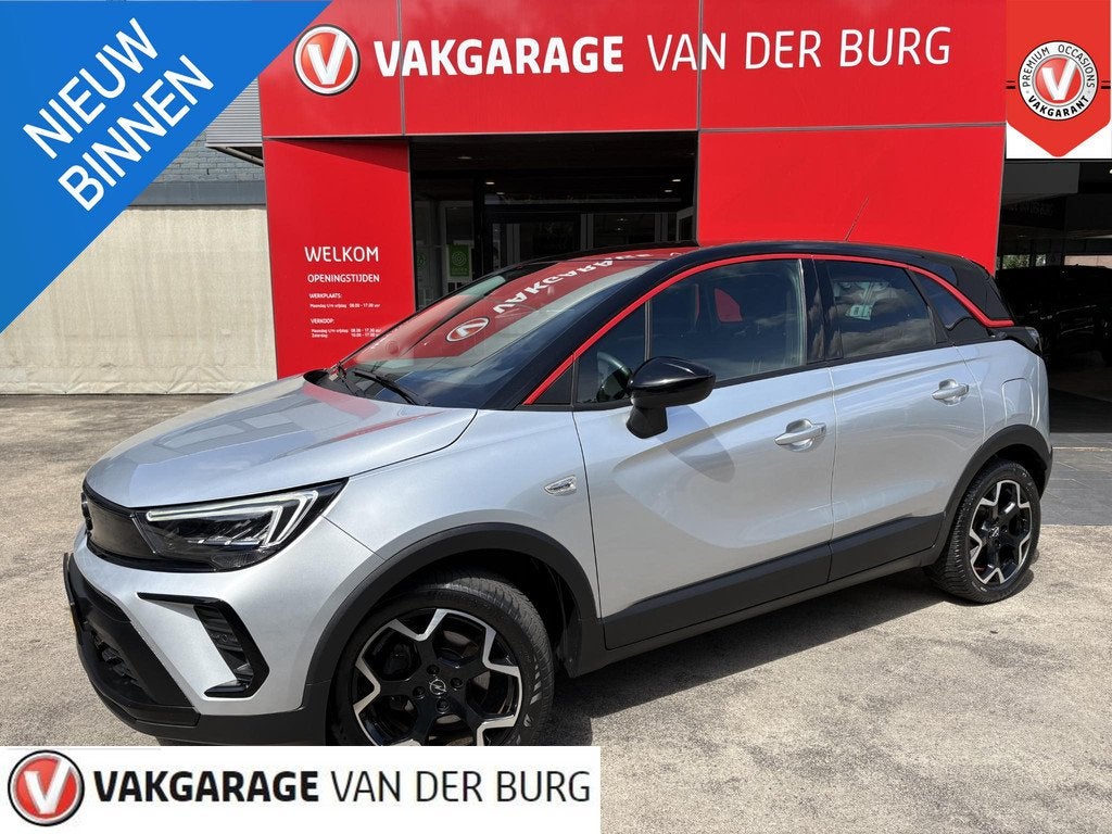 Opel Crossland 1.2 Turbo GS, Auto's, 12 maanden, Gebruikt, Bedrijf, 600 kg