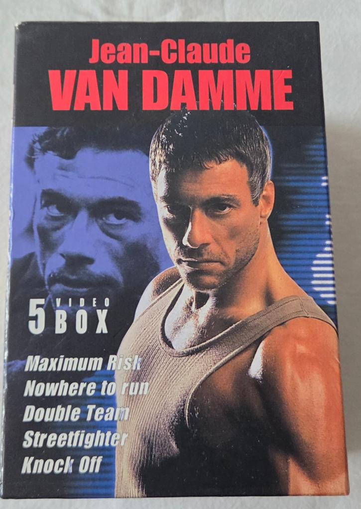 Jean-Claude Van Damme 5 Films Box Set VHS Actie/Martial-Arts, Vanaf 16 jaar, Ophalen of Verzenden, Gebruikt, Actie en Avontuur