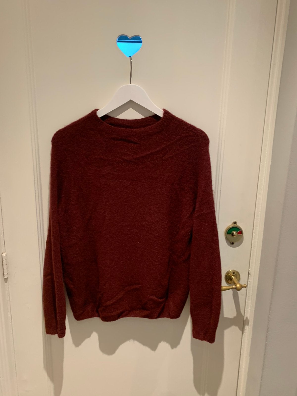 Alpaca trui, Kleding | Dames, Ophalen of Verzenden, Zo goed als nieuw, Maat 38/40 (M), Rood