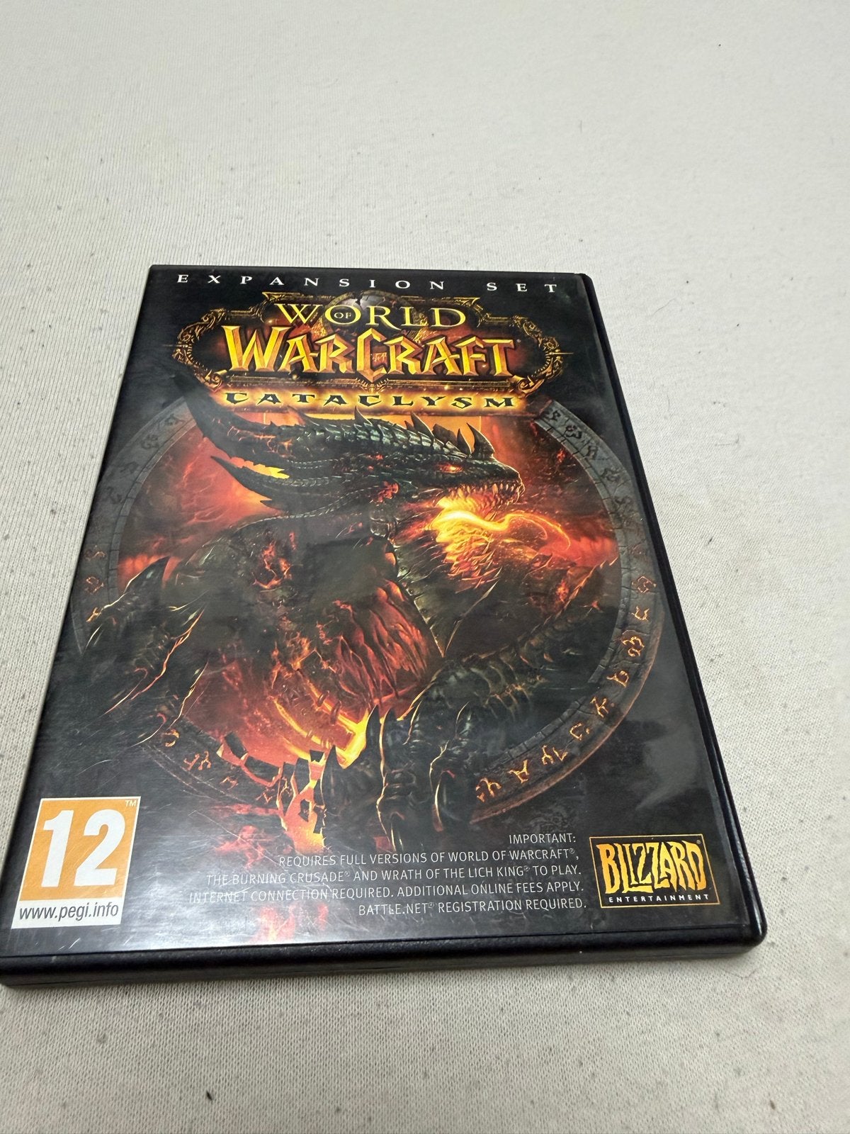 World of Warcraft: Cataclysm PC Spel - Uitbreiding, Online, Gebruikt, Ophalen of Verzenden, Role Playing Game (Rpg)