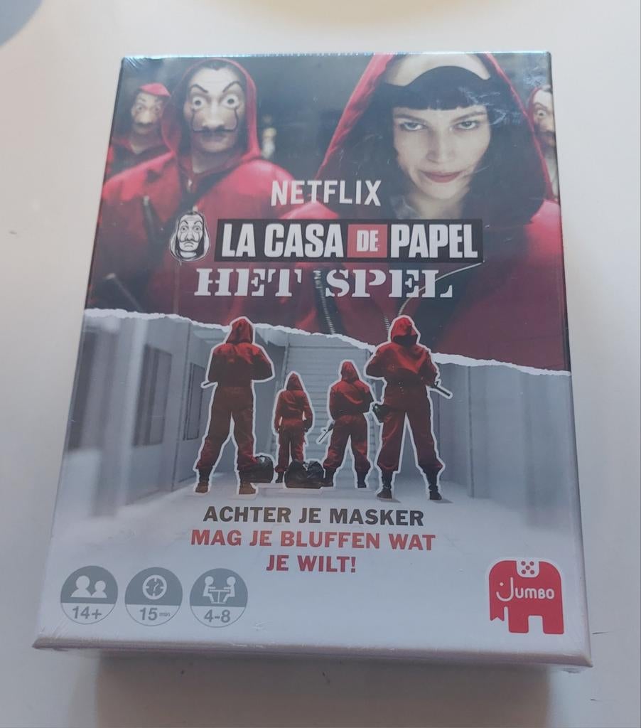 Spel la casa de papel, Een of twee spelers, Ophalen of Verzenden, Nieuw