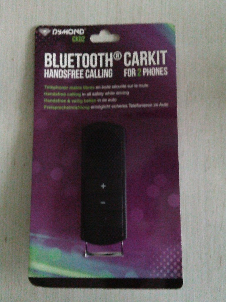 nieuw DYMOND CK02 Carkit handsfree telefoon -GRATIS zend, Verzenden, Nieuw