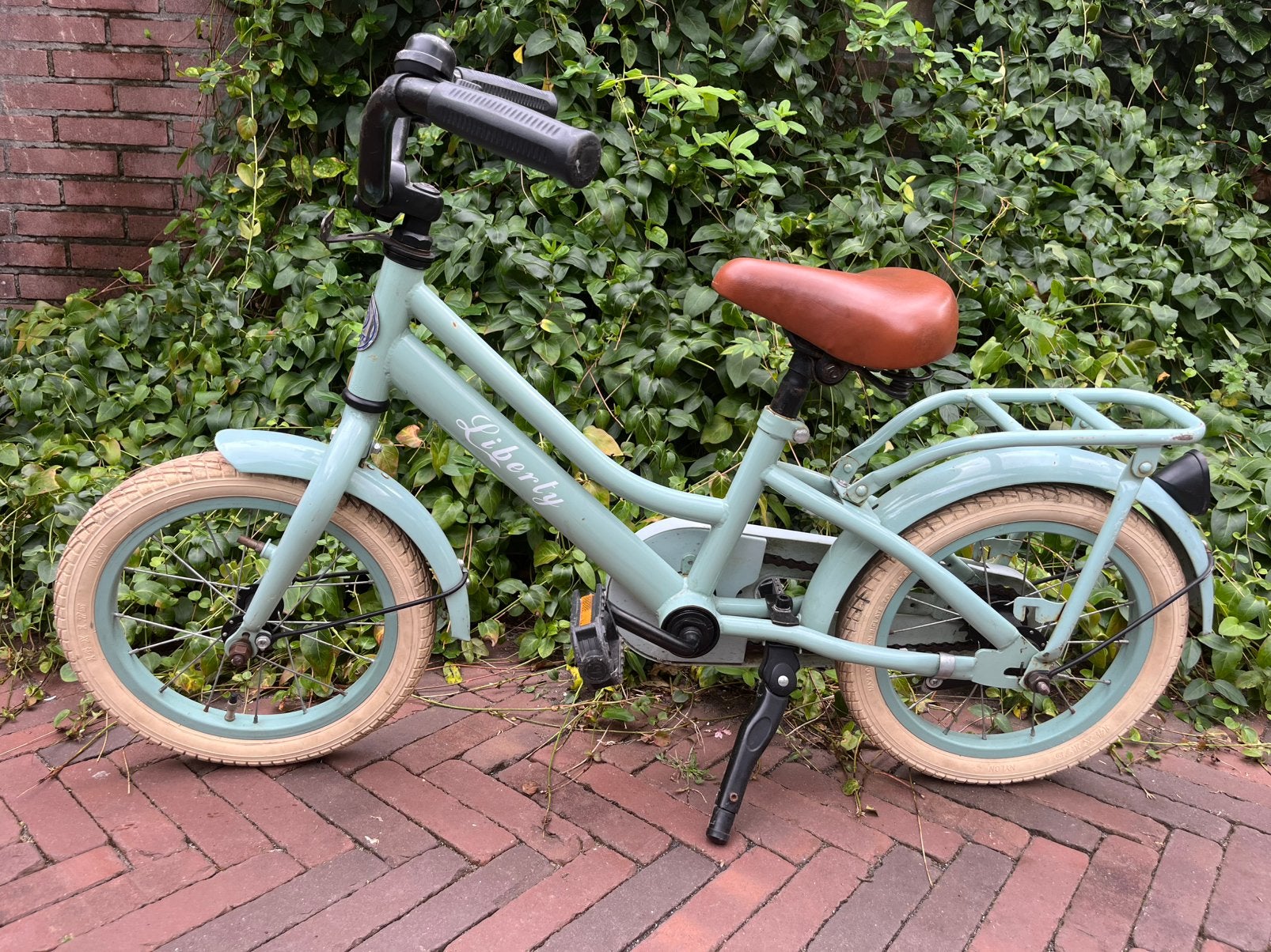 Kinderfietsje, Fietsen en Brommers, Ophalen, Gebruikt, Terugtraprem, Minder dan 16 inch