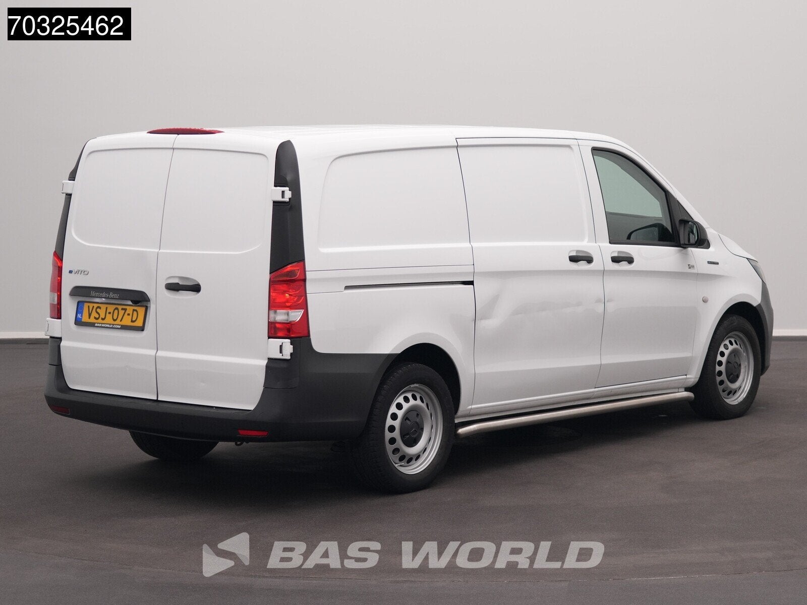 Mercedes eVito 112 112 Elektrisch 66kWh 256km WLTP L2H1 Airc, Auto's, Bestelauto's, Automaat, Stof, Gebruikt, 116 pk