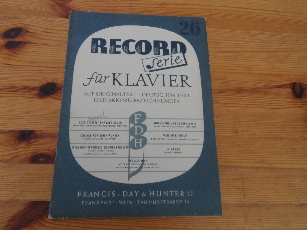 Record serie fur klavier, Gebruikt, Gitaar, Ophalen of Verzenden, Artiest of Componist