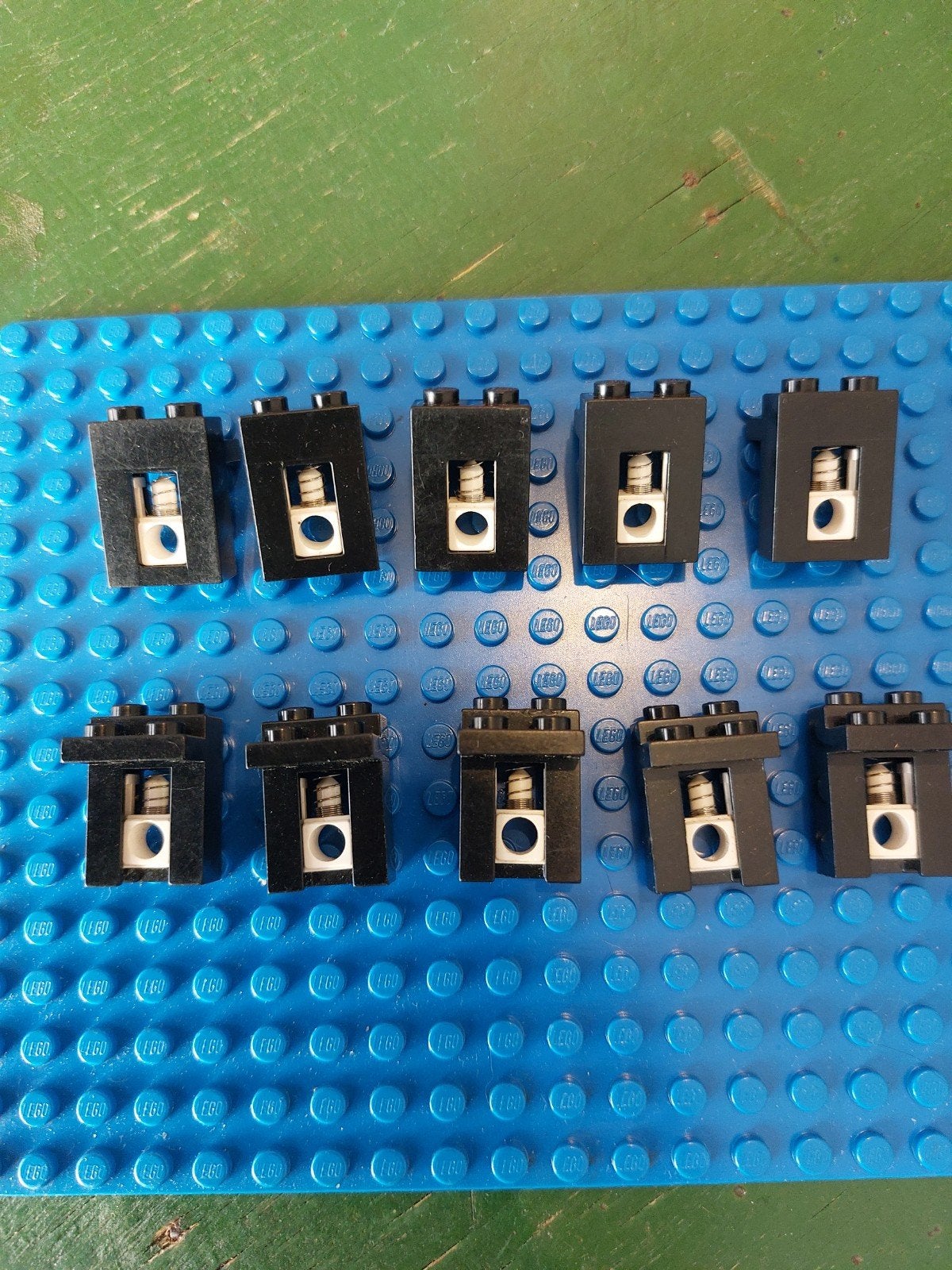 trein schokdempers met veer 9v jaren 90, Lego, Ophalen of Verzenden, Losse stenen, City