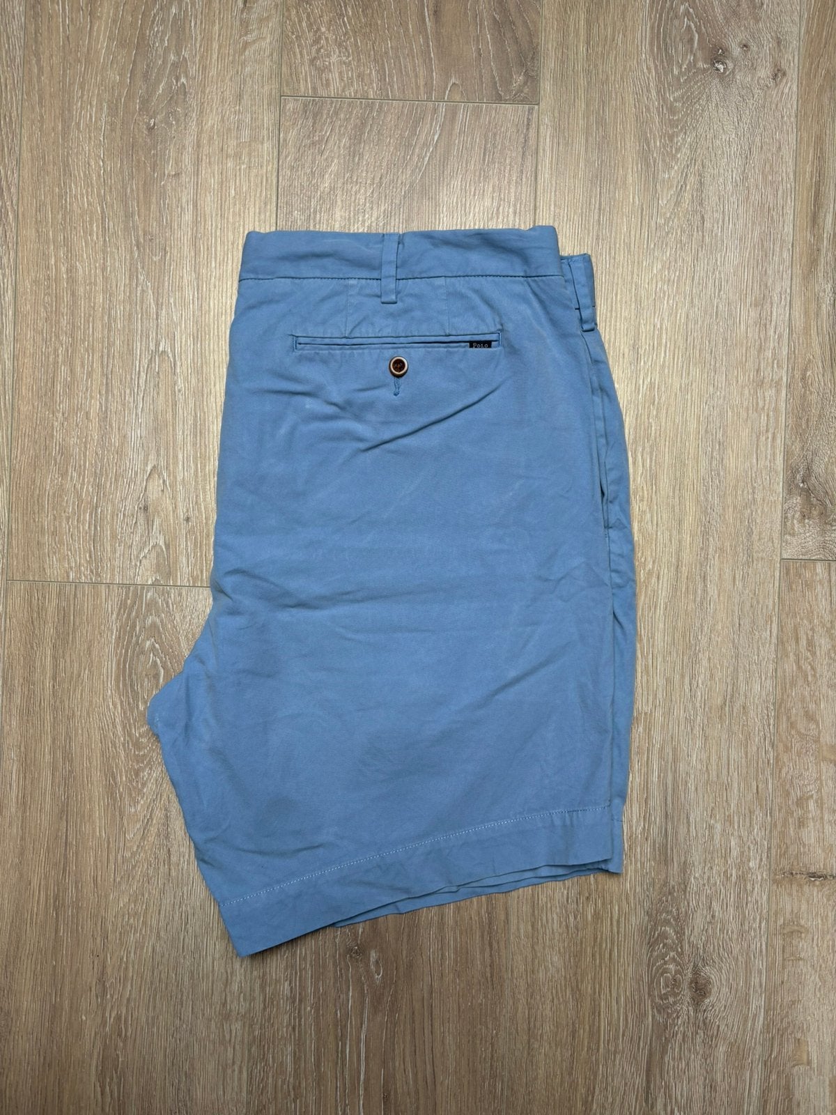 Ralph Lauren chino lichtblauw maat 38, Ophalen of Verzenden, Zo goed als nieuw, Maat 56/58 (XL), Blauw