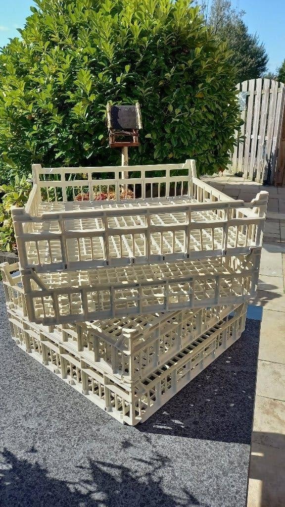 4x Stapelbare Vaatwas – afwas – korven – bakken., Ophalen, Zo goed als nieuw, Overige typen, Minder dan 35 cm