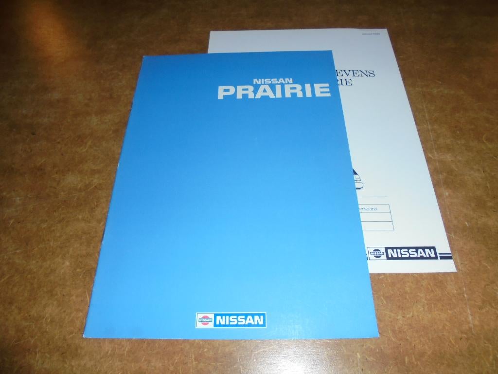 brochure Nissan Prairie  1989, Ophalen of Verzenden, Zo goed als nieuw, Nissan