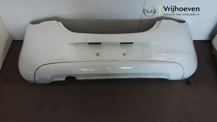 Achterbumper van een Opel Corsa (Corsa E 15-) (Z40R), Gebruikt, -, -, Opel