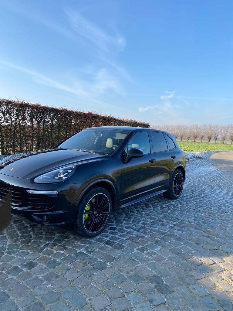 Porsche Cayenne S E-Hybrid Platinum Edition, Auto's, Automaat, Zwart, Leder, Vierwielaandrijving