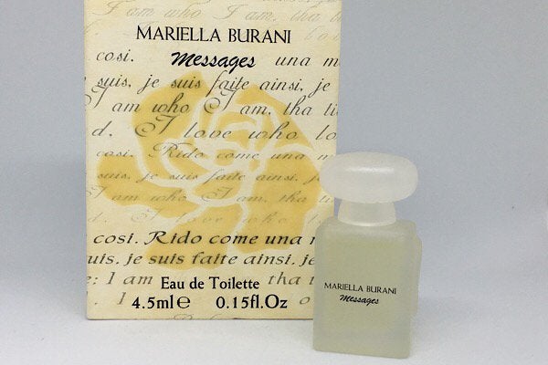 Parfum miniatuur Messages Mariella Burani 4,5 ml eau de toil, Verzenden, Nieuw, Miniatuur, Gevuld