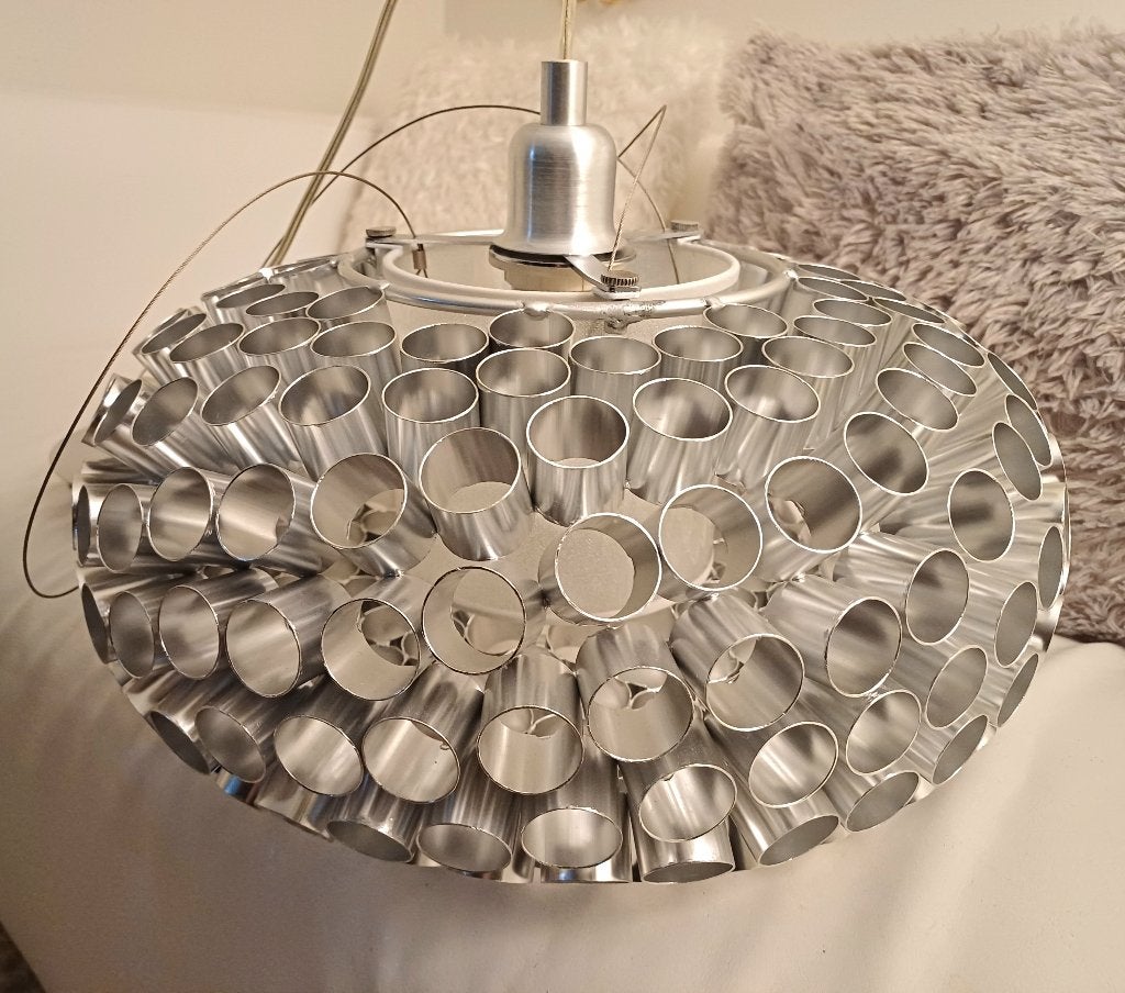 Hanglamp metalen buisjes modern industrieel design, Ophalen, Nieuw, Metaal, Modern Industrieel
