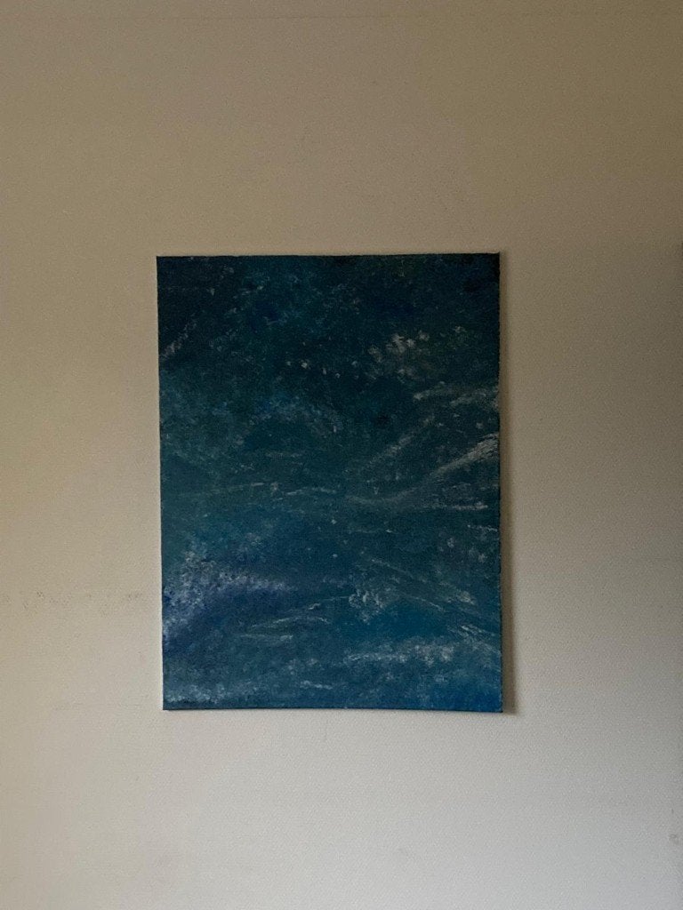 Lichtgevoelig Abstract Schilderij – Handgemaakt, Ophalen