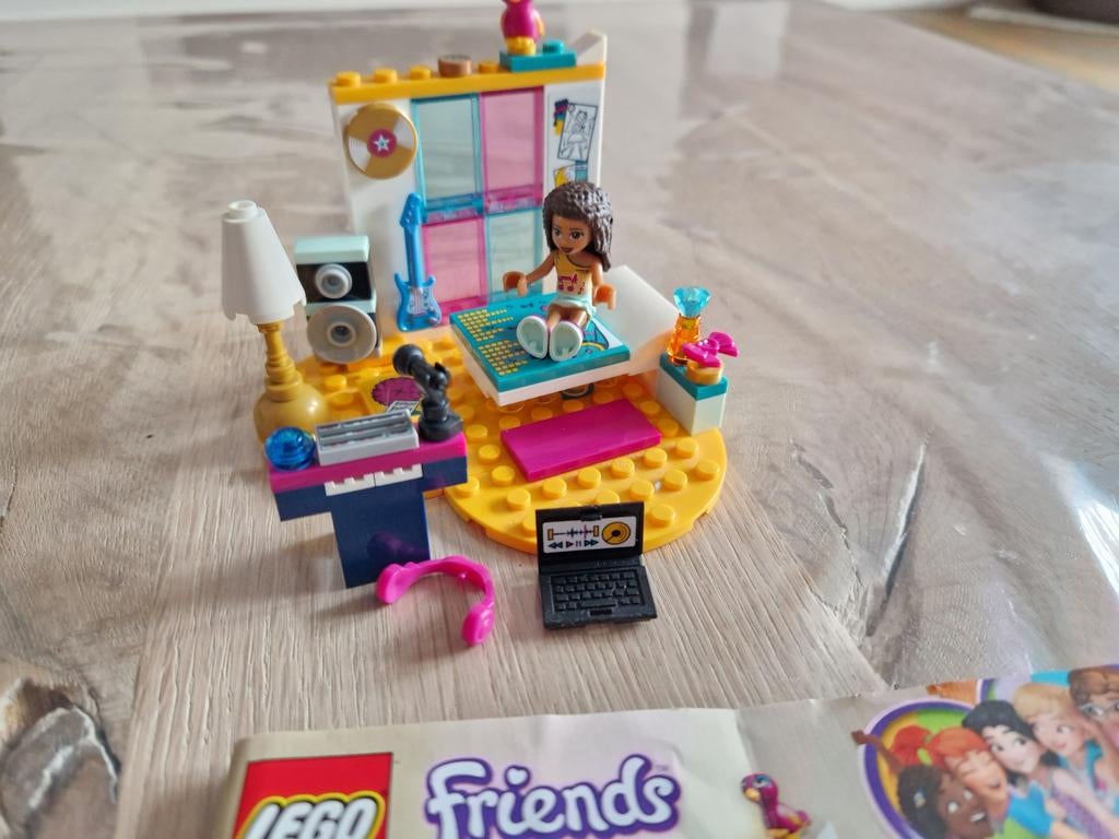 Lego Friends Andrea's slaapkamer 41341, Lego, Friends, Ophalen of Verzenden, Complete set
