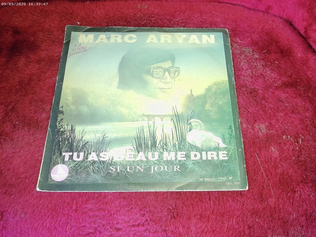 Marc Aryan - Tu as beau me dire, Gebruikt, Fotohoes, 7 inch, Ophalen of Verzenden