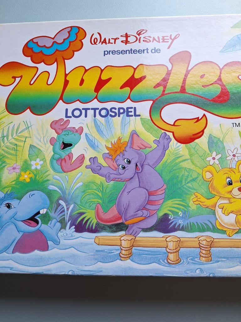 Wuzzles Lottospel Disney MB - Compleet en Nette Staat, Ophalen of Verzenden, Zo goed als nieuw, MB