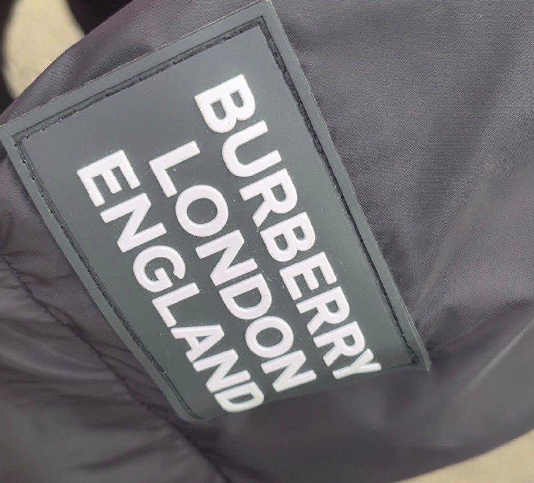Burberry London England Puffer Jas Zwart - Maat L, Maat 48/50 (M), Zwart, Ophalen of Verzenden, Zo goed als nieuw