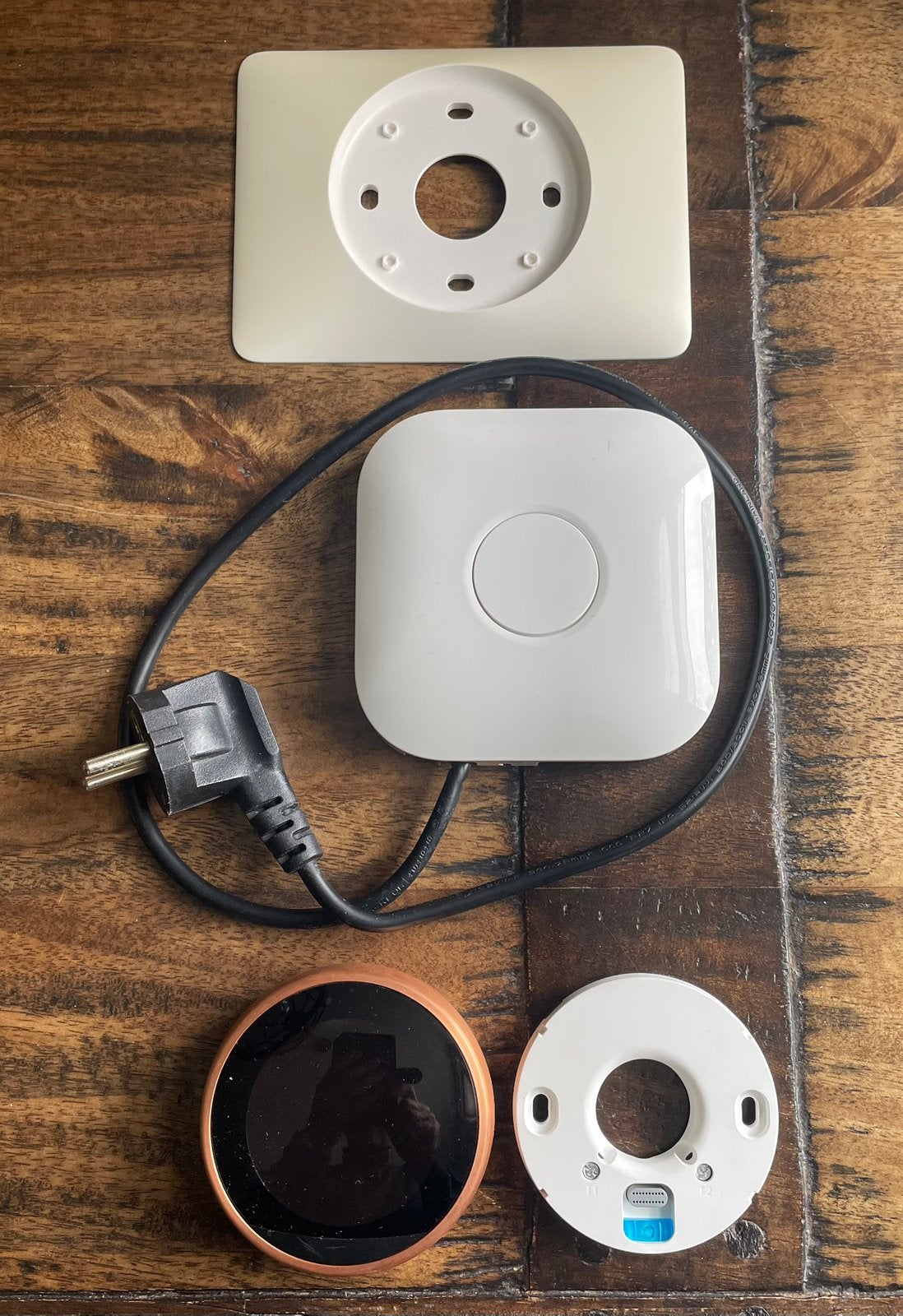 Google Nest Learning Thermostat 3e Generatie - Cupper, Doe-het-zelf en Verbouw, Ophalen of Verzenden, Slimme thermostaat, Gebruikt